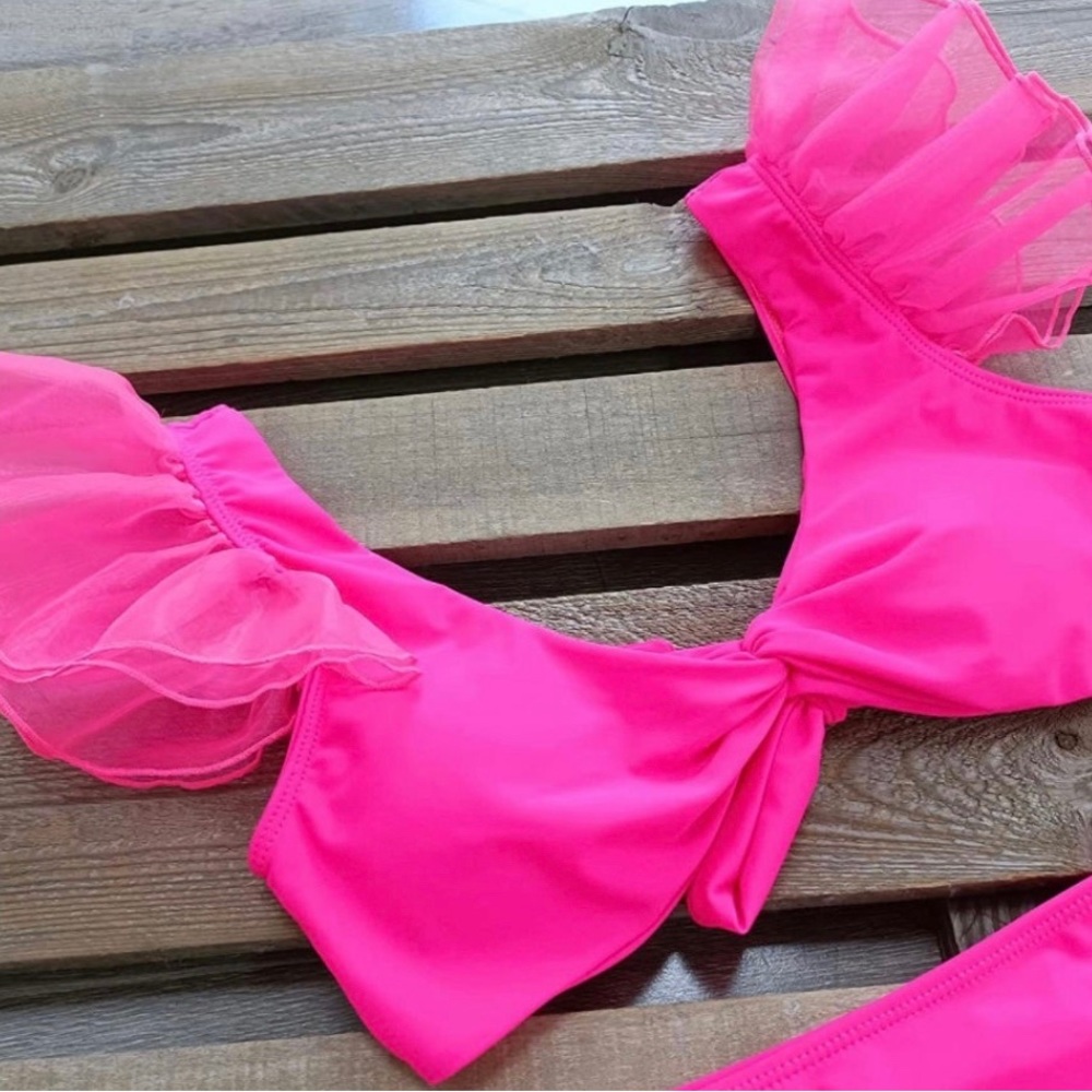 Hot Pink Swimsuit Top Only